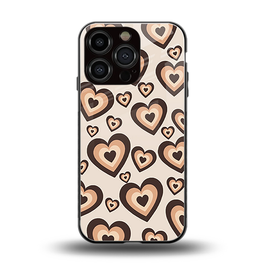 Sweetheart Cocoa back phone cover | glass case for iphone 16 pro