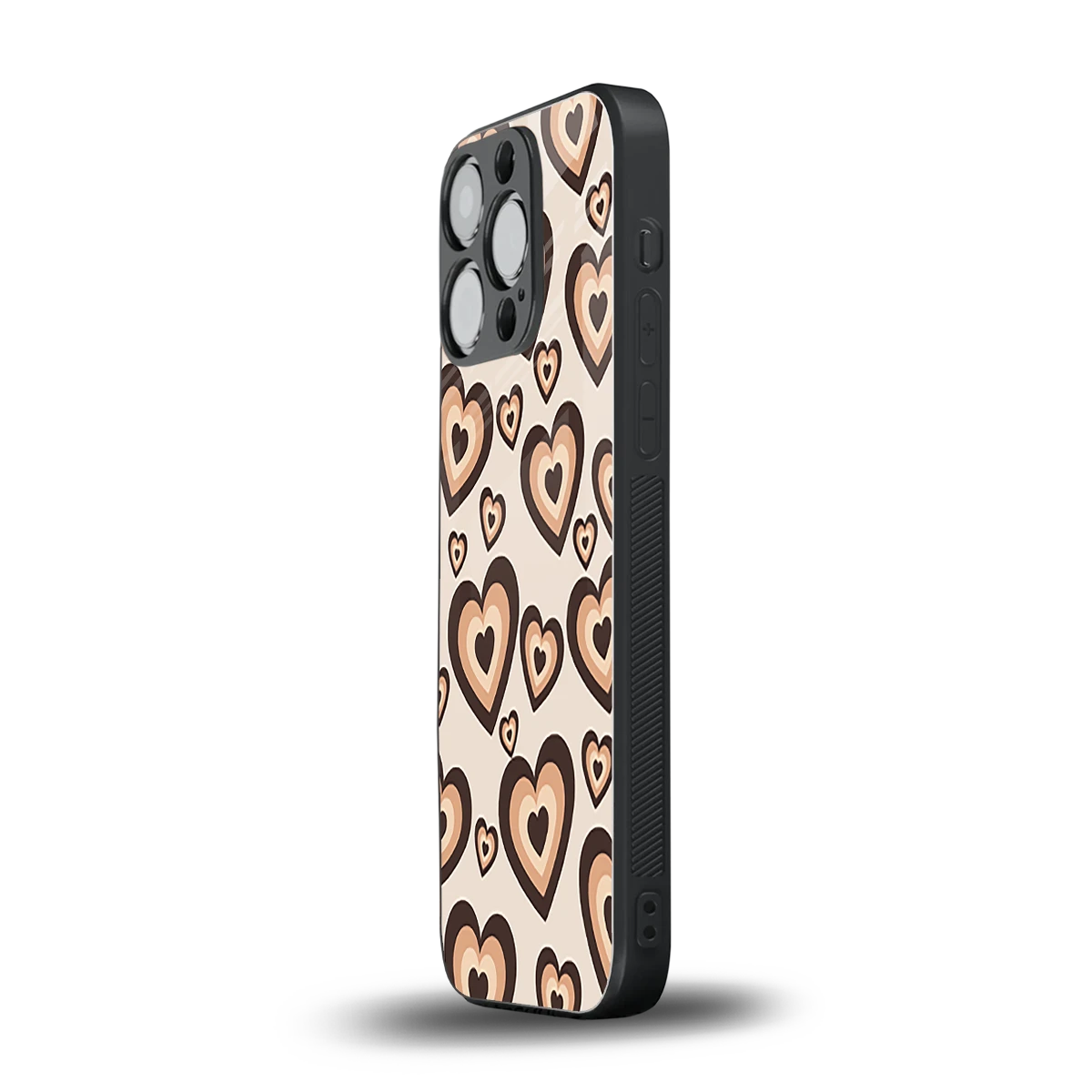 Sweetheart Cocoa iphone 16 pro mobile cover | shockproof glass phone case