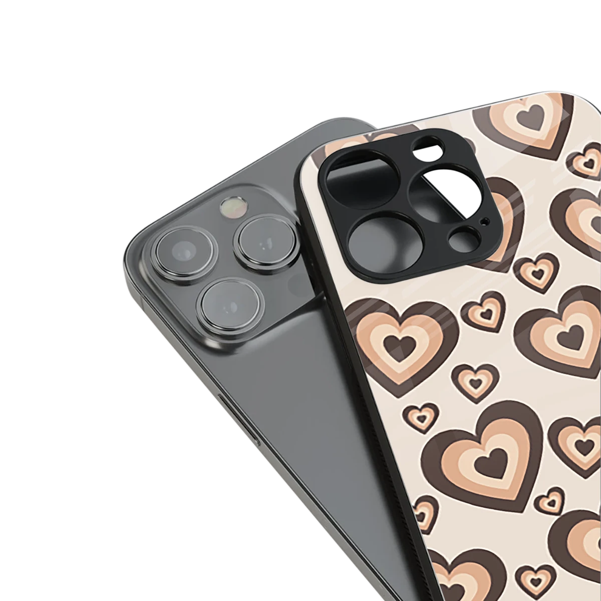 Sweetheart Cocoa stylish phone case for iphone 15 | glossy glass and slim fit