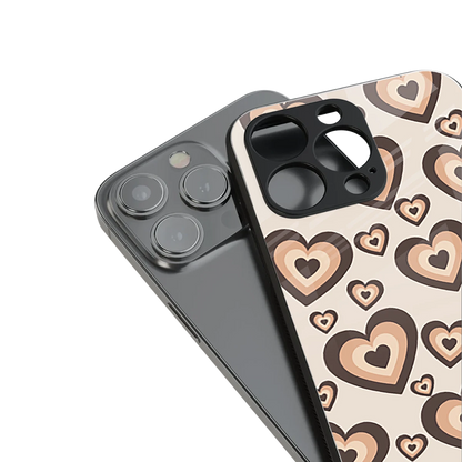 Sweetheart Cocoa stylish phone case for iphone 15 pro | glossy glass and slim fit