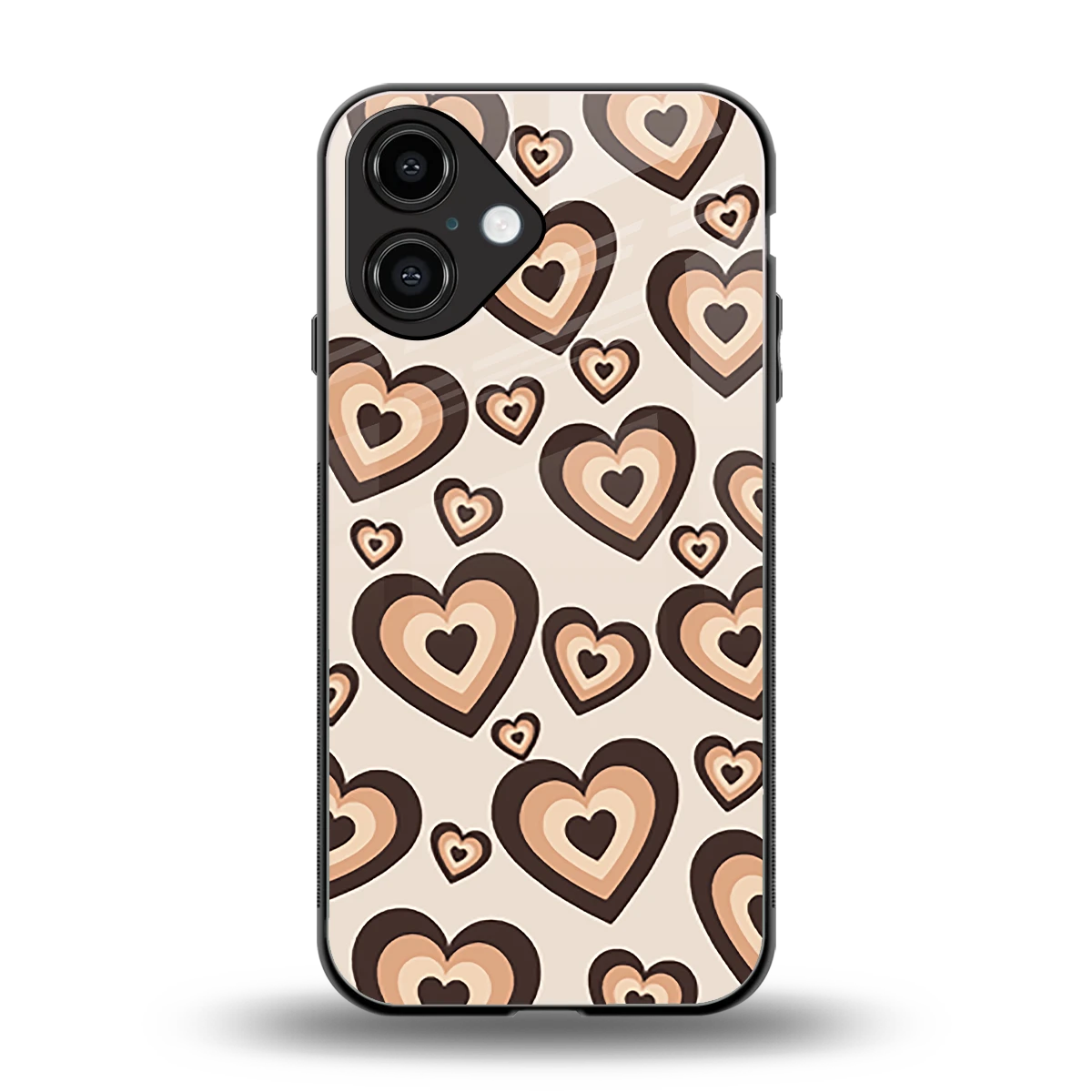 Sweetheart Cocoa back phone cover | glass case for iphone 16