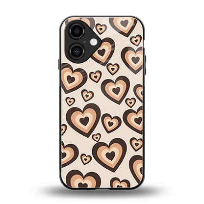 Sweetheart Cocoa back phone cover | glass case for iphone 16