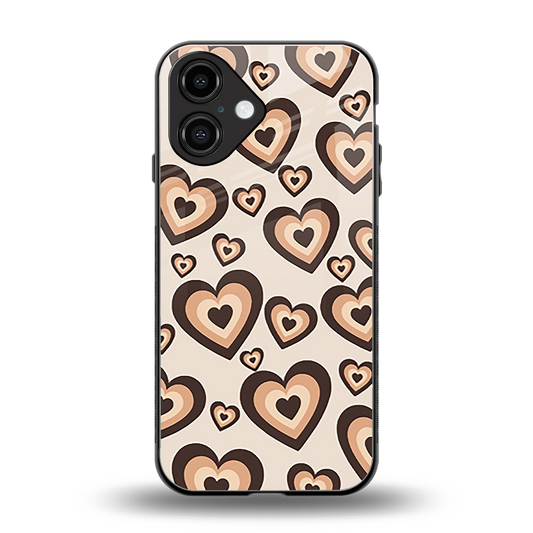 Sweetheart Cocoa back phone cover | glass case for iphone 16