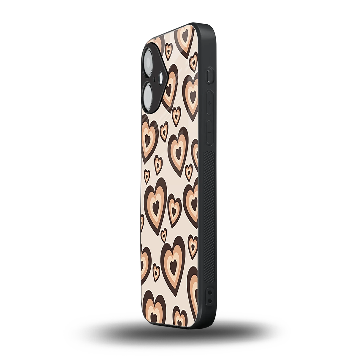 Sweetheart Cocoa iPhone 16 mobile cover | shockproof glass phone case