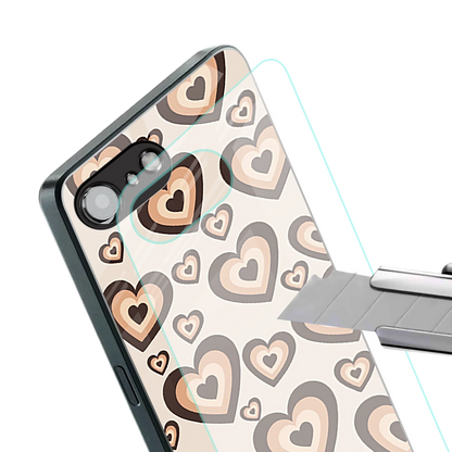 Sweetheart Cocoa stylish phone case for iphone 16e | glossy glass and slim fit