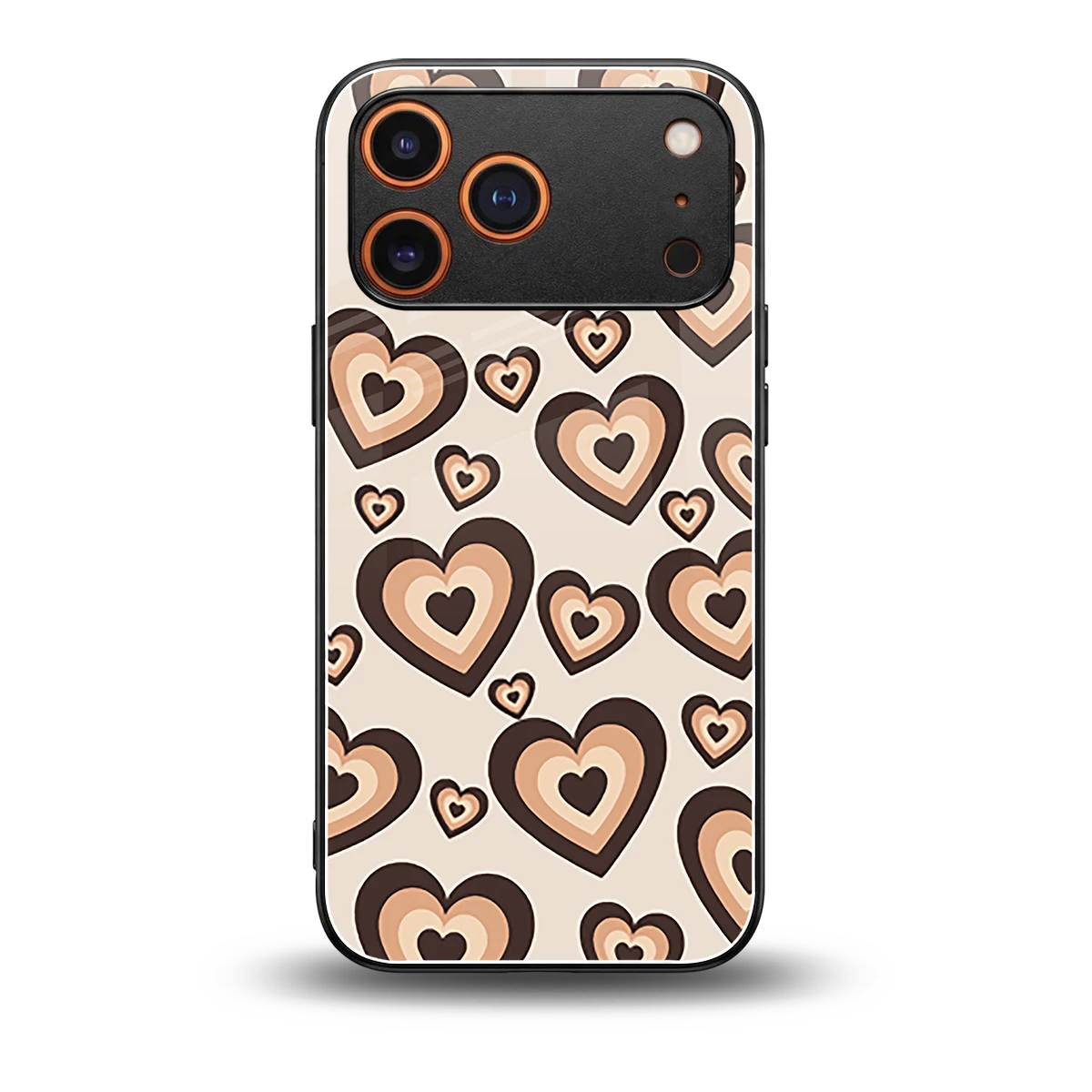 Sweetheart Cocoa back phone cover | glass case for iphone 17 pro
