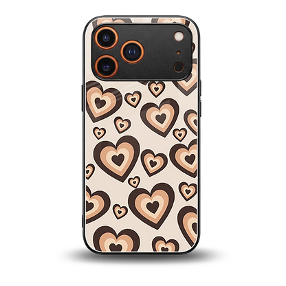 Sweetheart Cocoa back phone cover | glass case for iphone 17 pro
