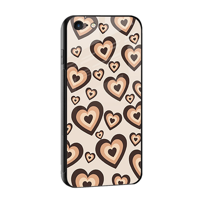 Sweetheart Cocoa sleek iphone 6s plus cover with tempered glass back and TPU edges