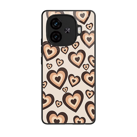 Sweetheart Cocoa back phone cover | glass case for iqoo neo 10r 5g