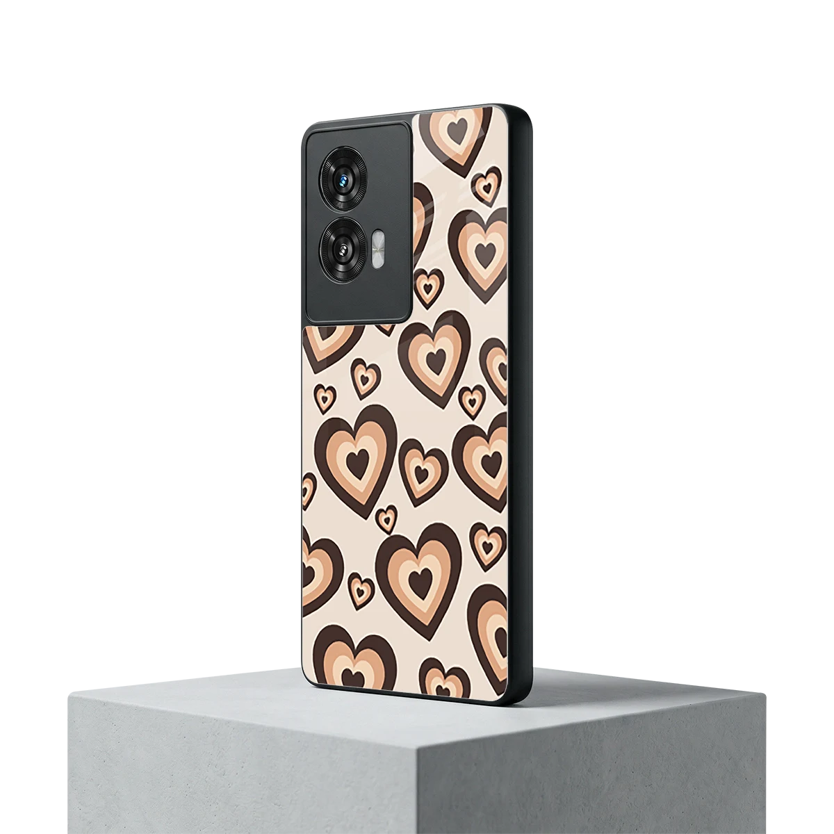 Sweetheart Cocoa motorola edge 50 fusion mobile cover | shockproof glass phone case
