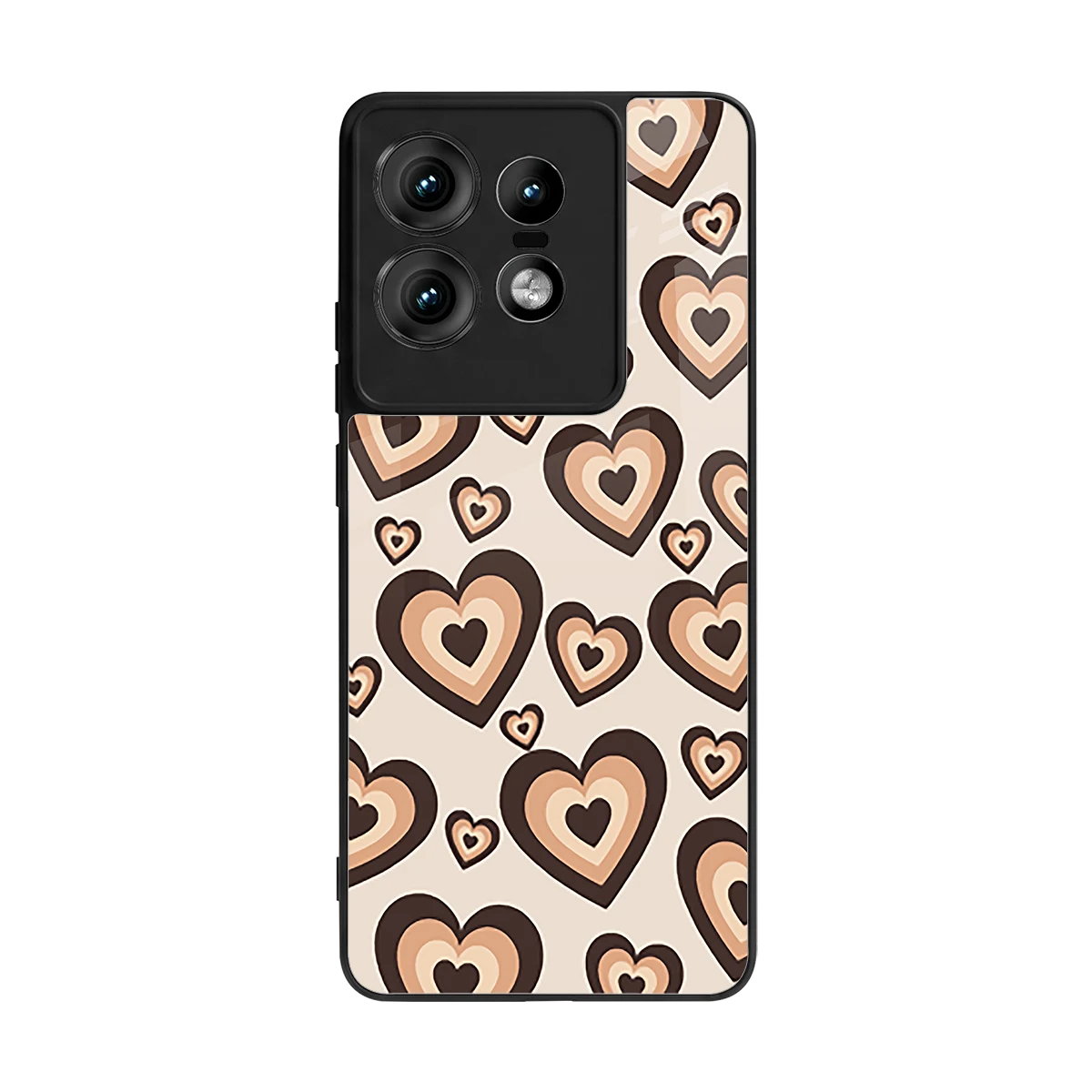 Sweetheart Cocoa back phone cover | glass case for motorola edge 50 pro