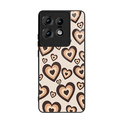 Sweetheart Cocoa back phone cover | glass case for motorola edge 50 pro