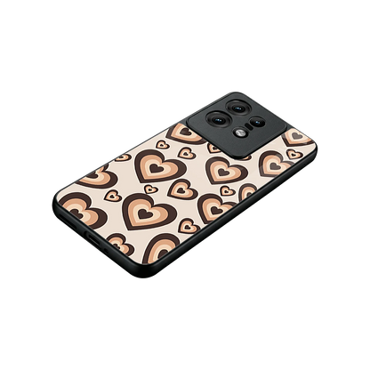 Sweetheart Cocoa stylish phone case for motorola edge 50 pro | glossy glass and slim fit