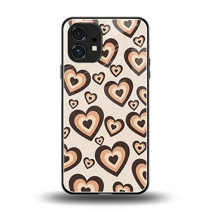 Sweetheart Cocoa back phone cover | glass case for nothing phone 1