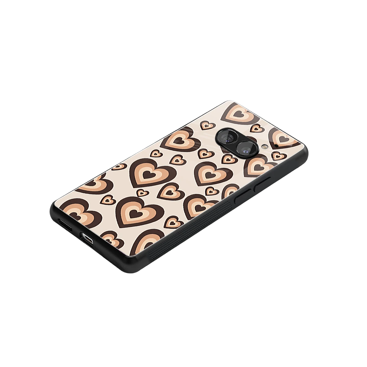 Sweetheart Cocoa stylish phone case for nothing phone 2a plus | glossy glass and slim fit