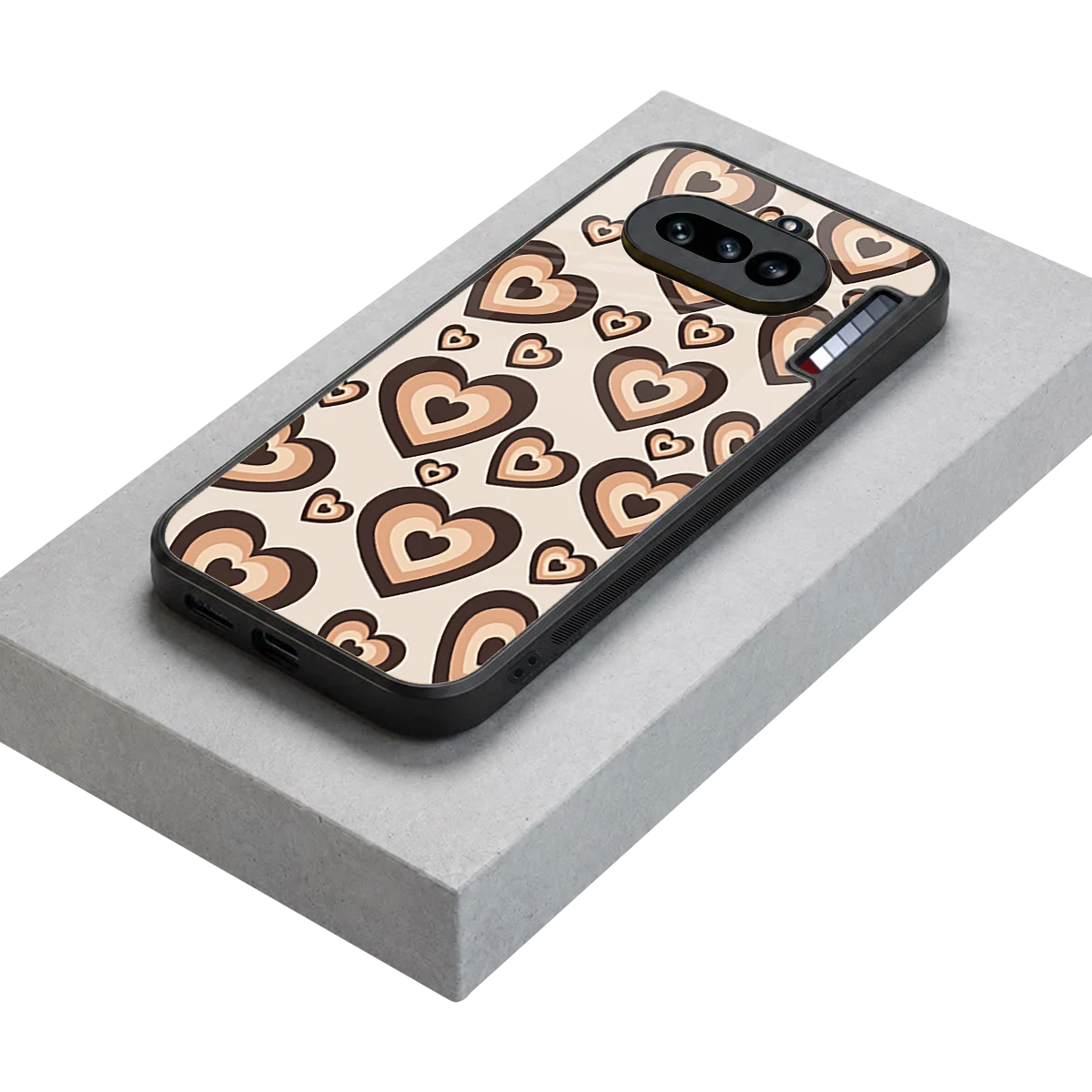 Sweetheart Cocoa stylish phone case for nothing phone 4a | glossy glass and slim fit