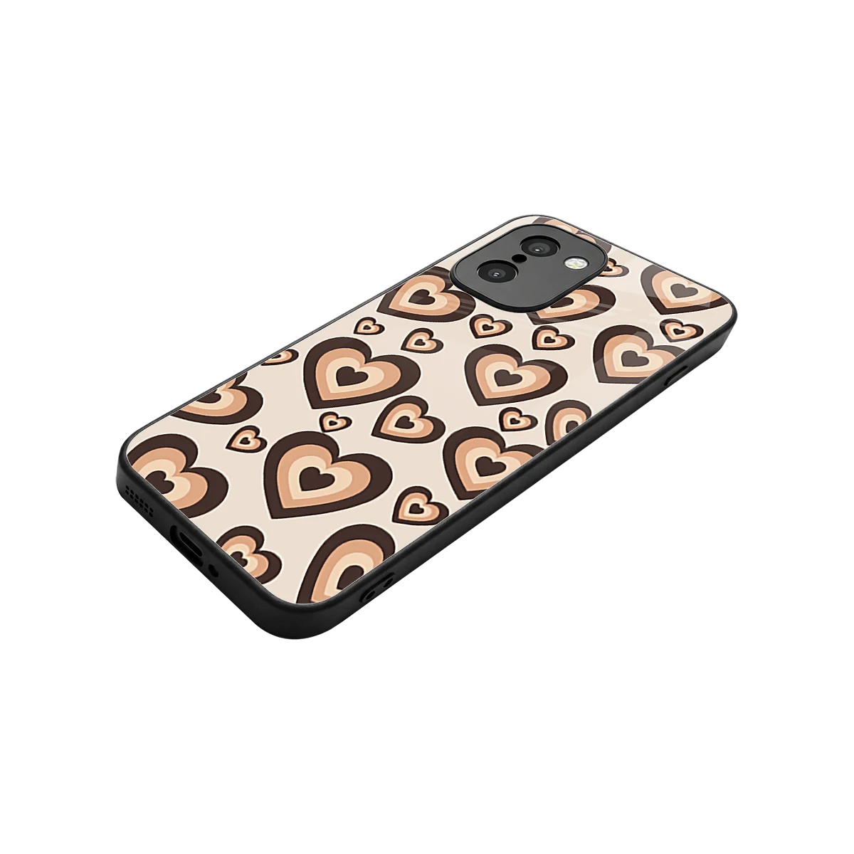 Sweetheart Cocoa stylish phone case for oneplus 15r | glossy glass and slim fit