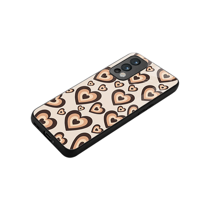Sweetheart Cocoa stylish phone case for oneplus nord 2 | glossy glass and slim fit