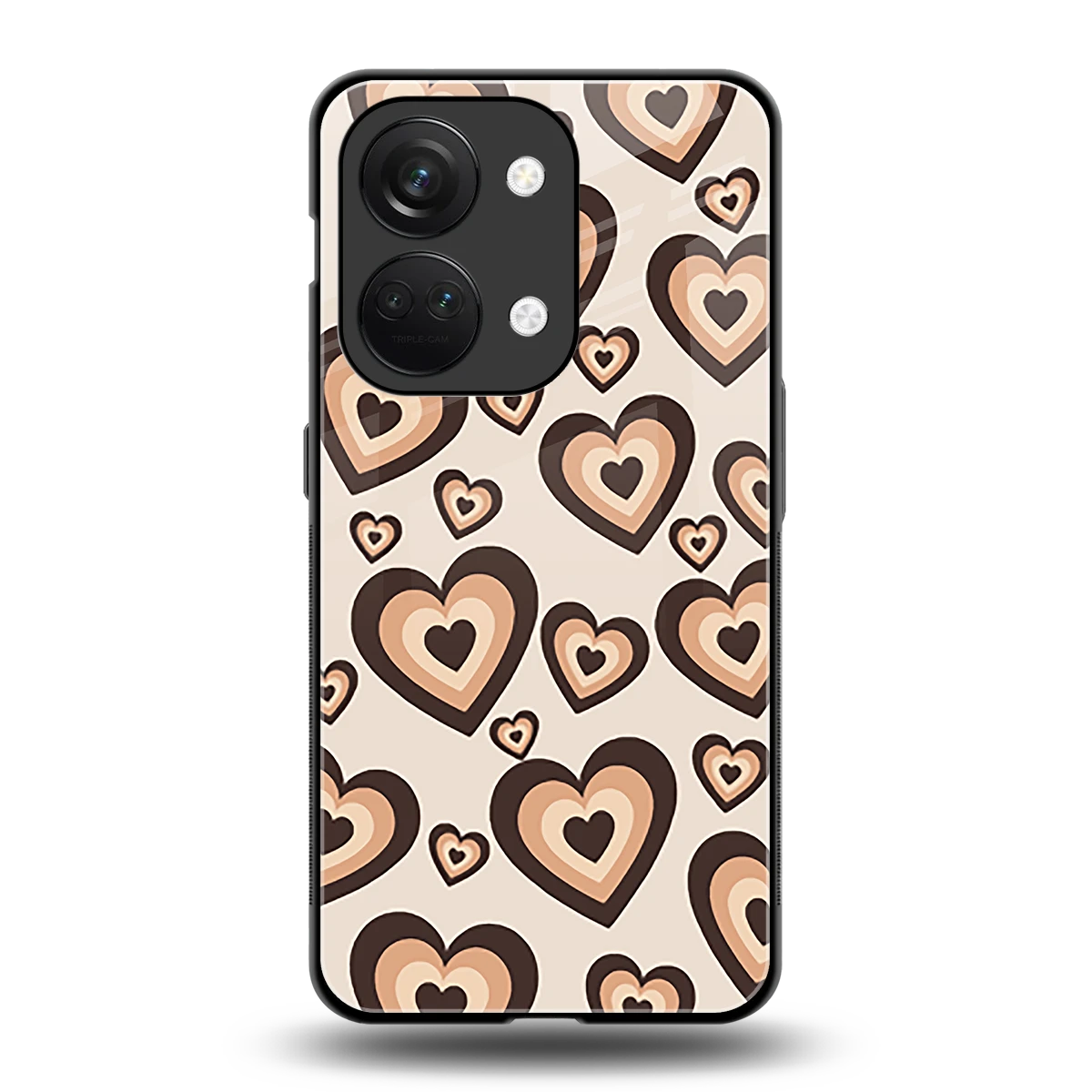 Sweetheart Cocoa back phone cover | glass case for oneplus nord 3