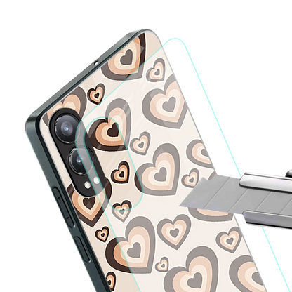 Sweetheart Cocoa stylish phone case for oneplus nord ce 4 lite | glossy glass and slim fit