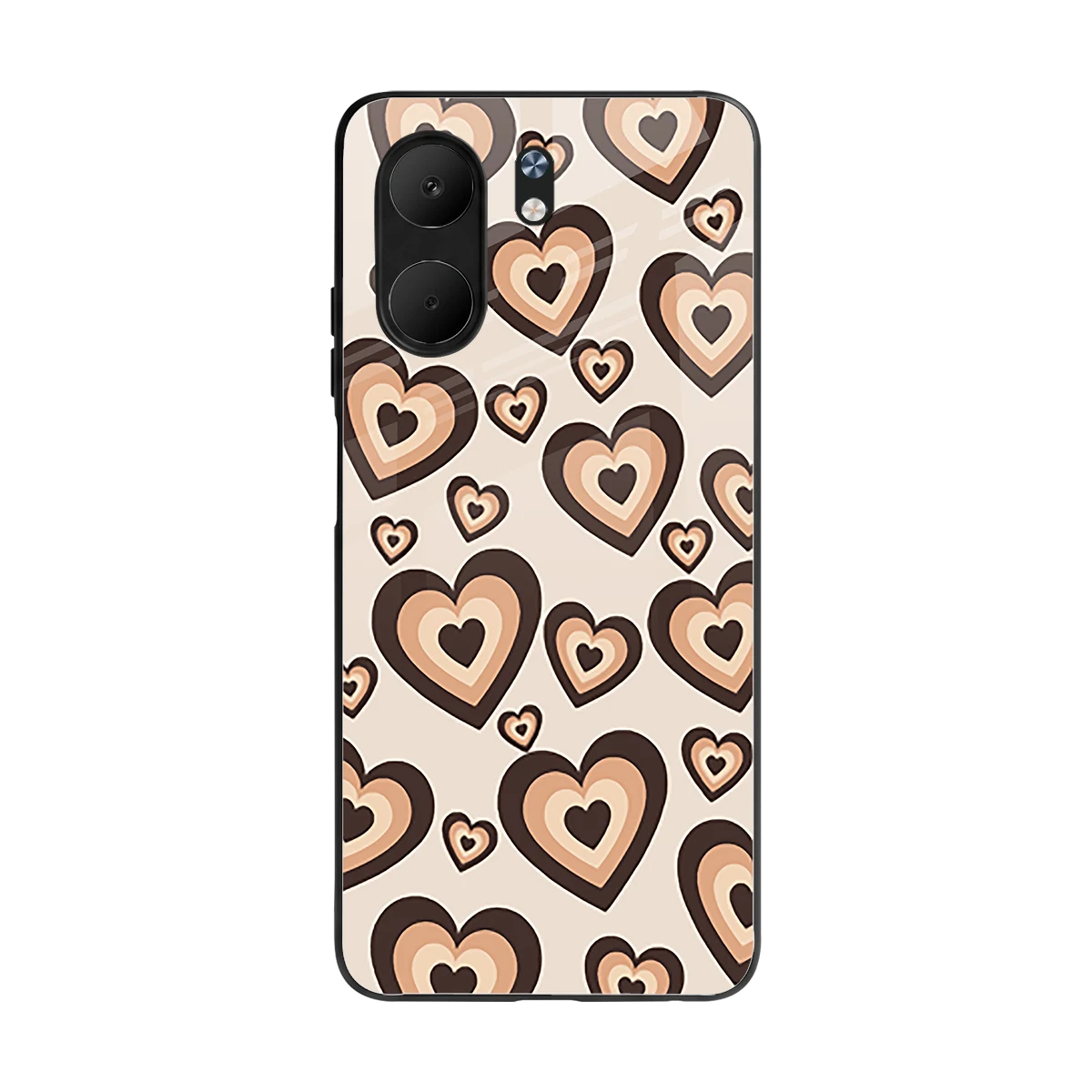 Sweetheart Cocoa back phone cover | glass case for oppo a5x 5g