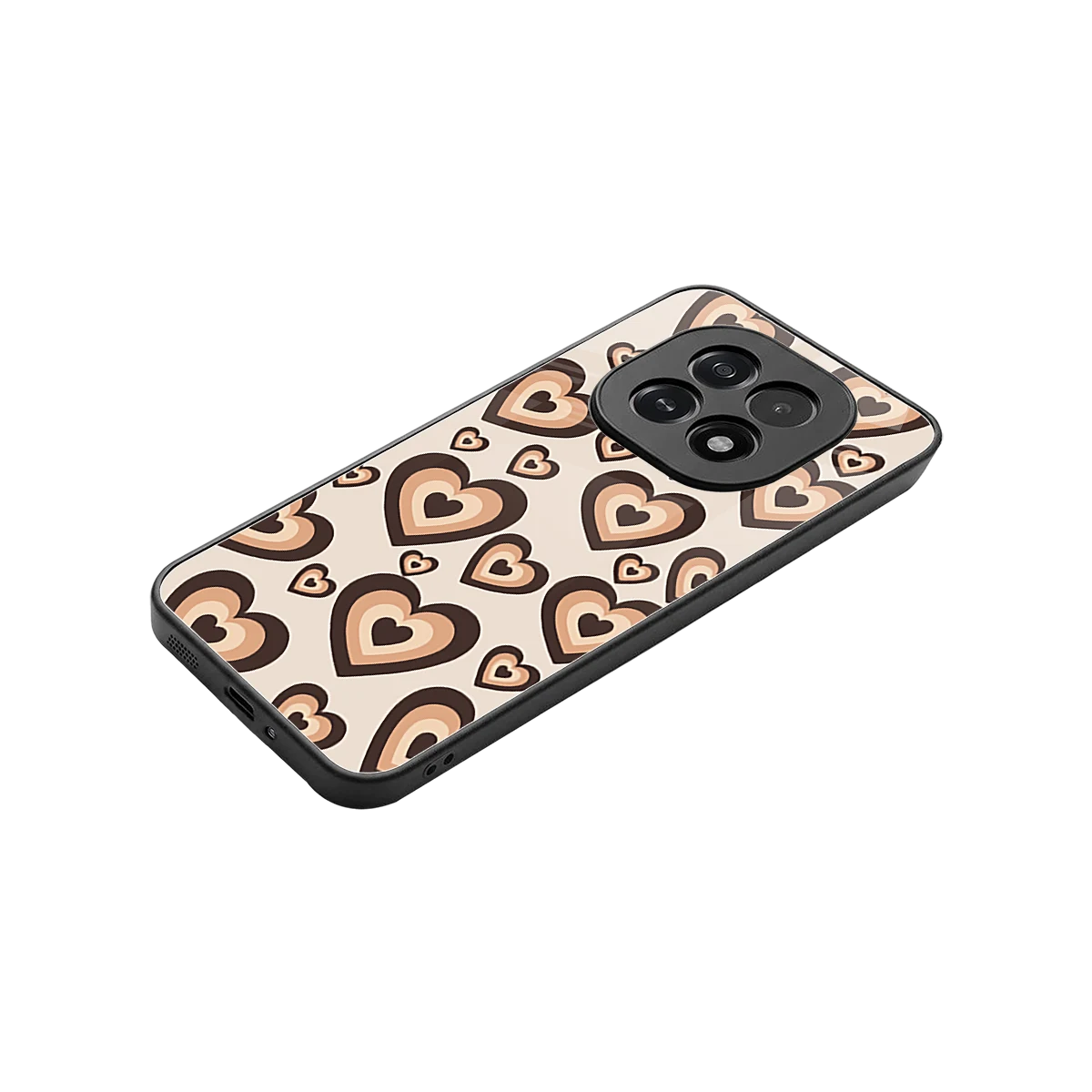 Sweetheart Cocoa stylish phone case for oppo f29 5g | glossy glass and slim fit