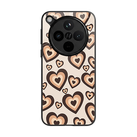 Sweetheart Cocoa back phone cover | glass case for oppo find x8