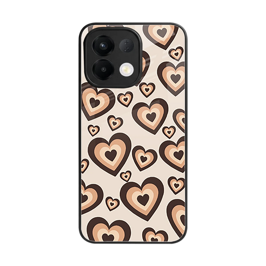 Sweetheart Cocoa back phone cover | glass case for oppo k13 5g