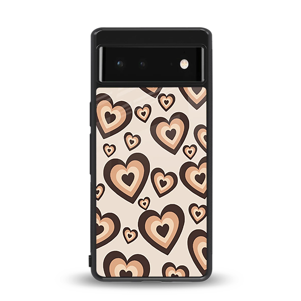 Sweetheart Cocoa back phone cover | glass case for google pixel 6