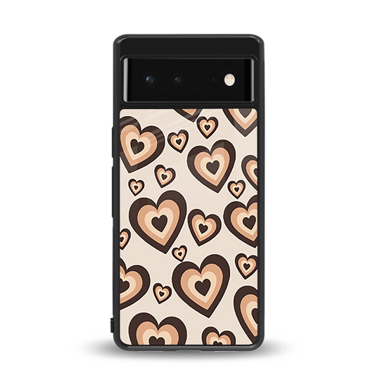 Sweetheart Cocoa back phone cover | glass case for google pixel 6