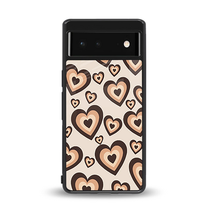 Sweetheart Cocoa back phone cover | glass case for google pixel 6a