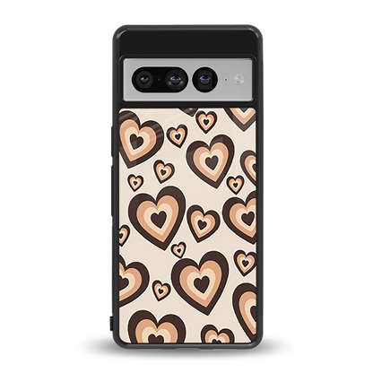 Sweetheart Cocoa back phone cover | glass case for google pixel 7 pro