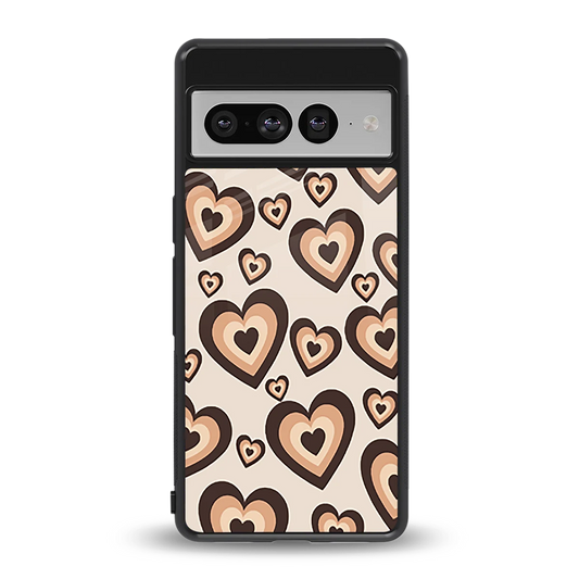 Sweetheart Cocoa back phone cover | glass case for google pixel 7 pro