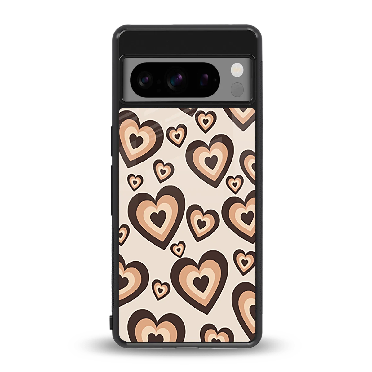 Sweetheart Cocoa back phone cover | glass case for google pixel 8 pro
