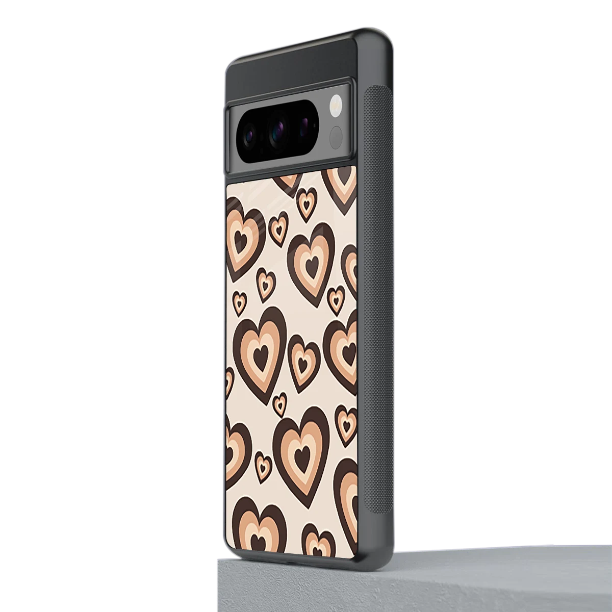 Sweetheart Cocoa stylish phone case for google pixel 8 pro | glossy glass and slim fit