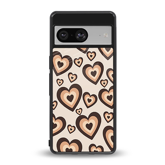 Sweetheart Cocoa back phone cover | glass case for google pixel 8