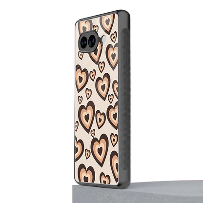 Sweetheart Cocoa google pixel 9a mobile cover | shockproof glass phone case