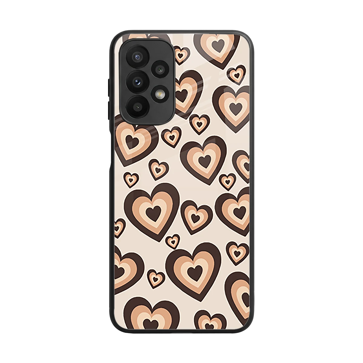 Sweetheart Cocoa back phone cover | glass case for samsung galaxy a23