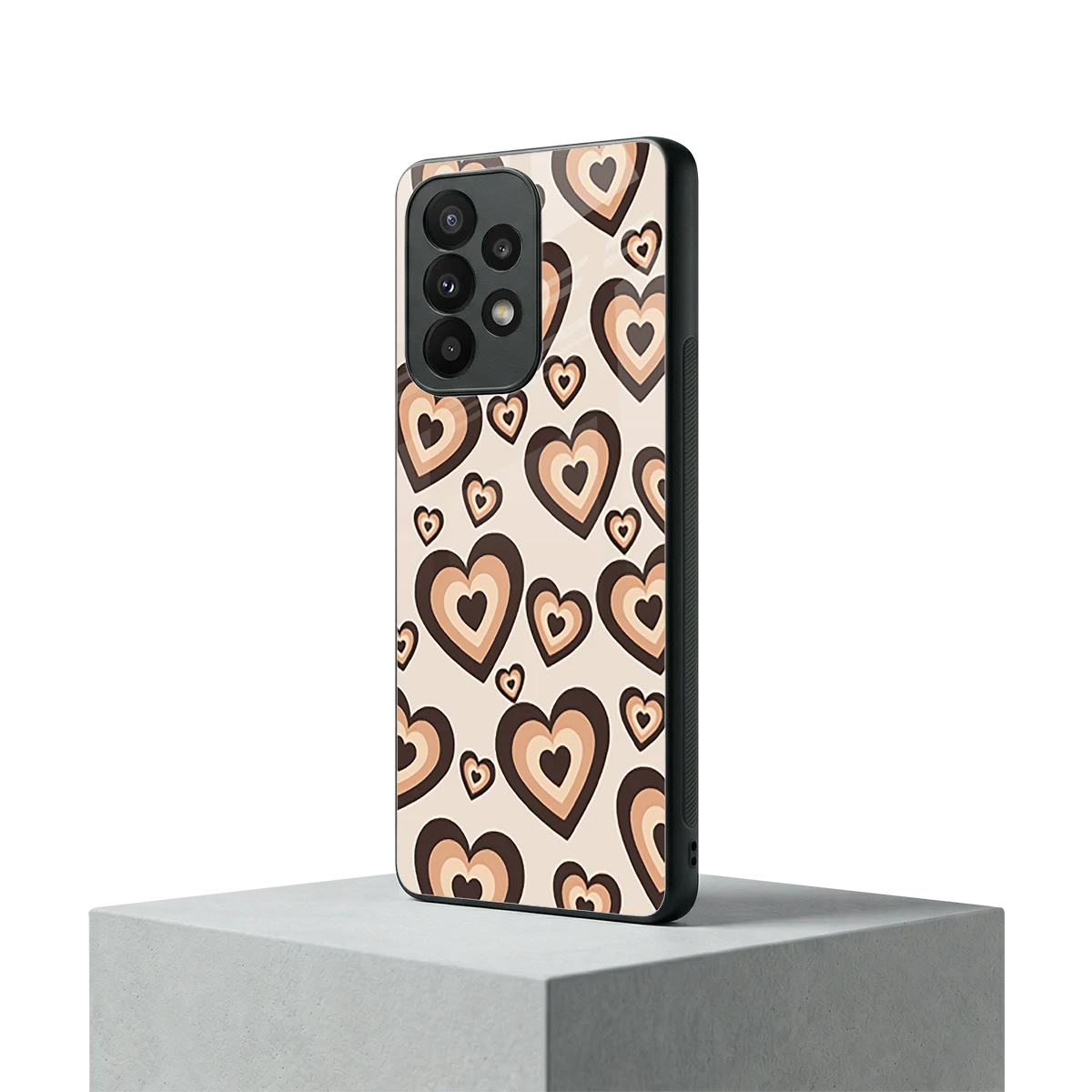 Sweetheart Cocoa samsung galaxy a23 mobile cover | shockproof glass phone case