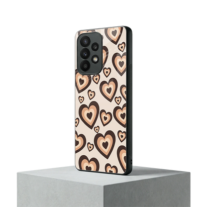 Sweetheart Cocoa samsung galaxy a23 mobile cover | shockproof glass phone case