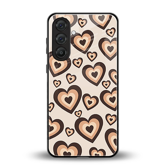 Sweetheart Cocoa back phone cover | glass case for samsung galaxy m35 5g