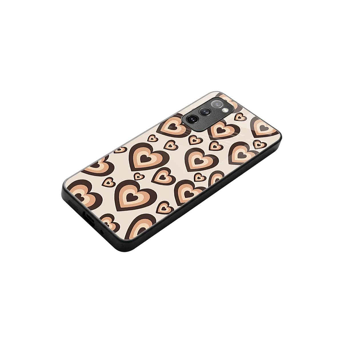 Sweetheart Cocoa stylish phone case for samsung galaxy s20 fe | glossy glass and slim fit