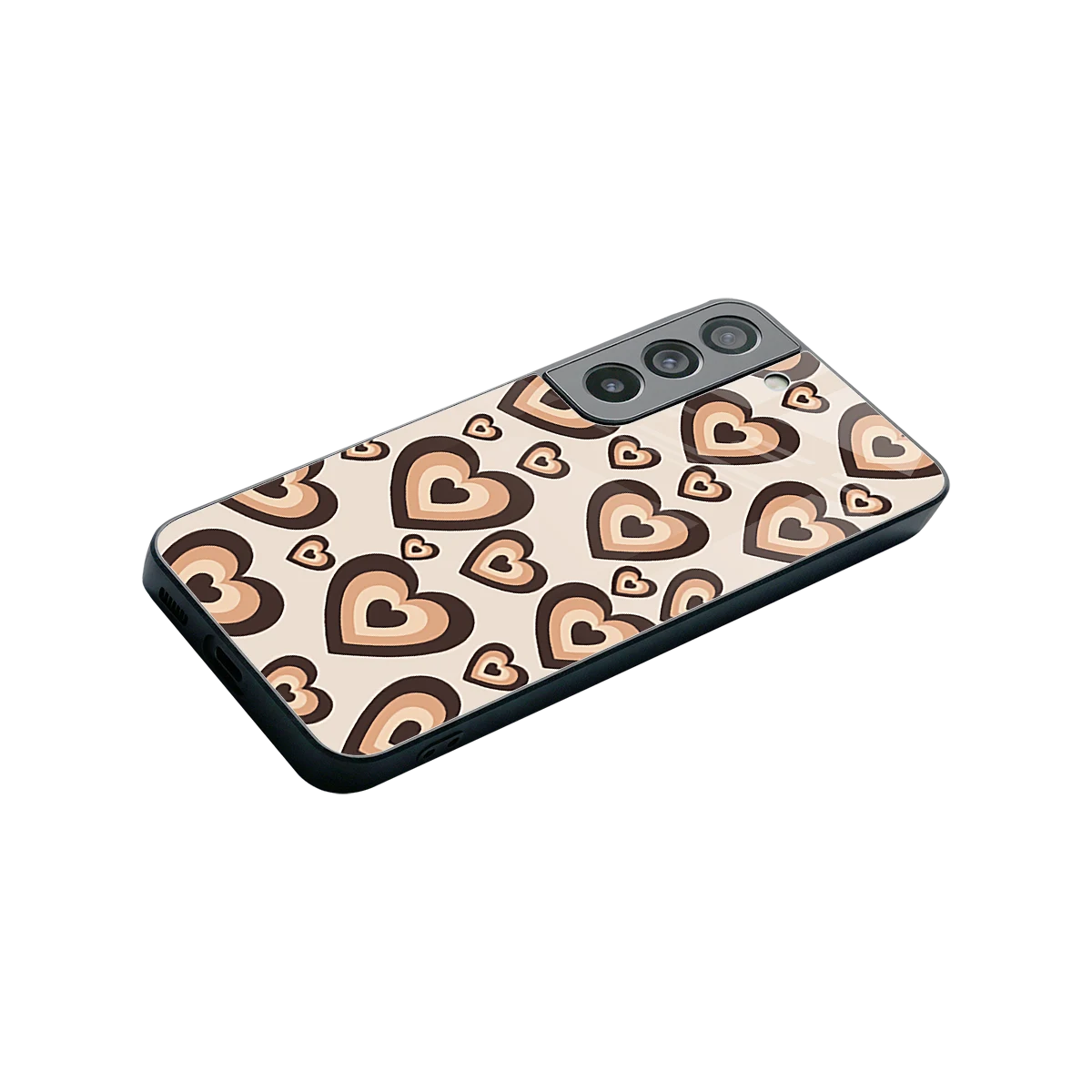 Sweetheart Cocoa stylish phone case for samsung galaxy s22 | glossy glass and slim fit