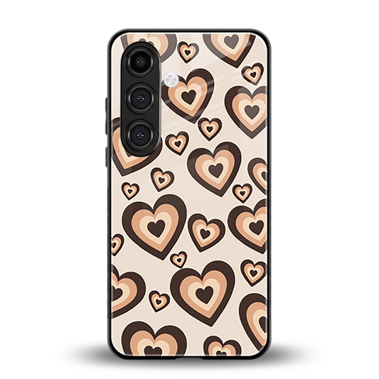 Sweetheart Cocoa back phone cover | glass case for samsung galaxy s24