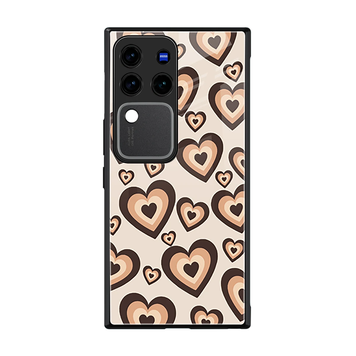 Sweetheart Cocoa back phone cover | glass case forvivo v30 pro