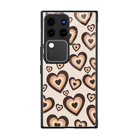 Sweetheart Cocoa back phone cover | glass case forvivo v30 pro