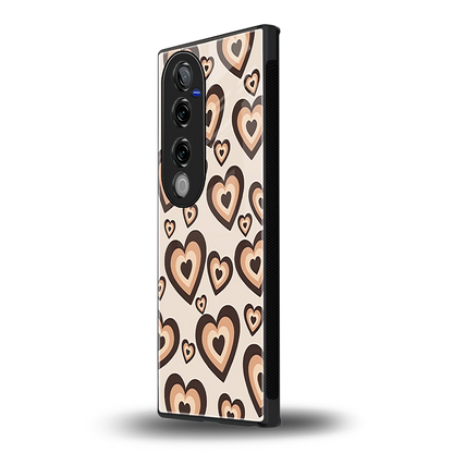 Sweetheart Cocoa vivo v40 pro mobile cover | shockproof glass phone case