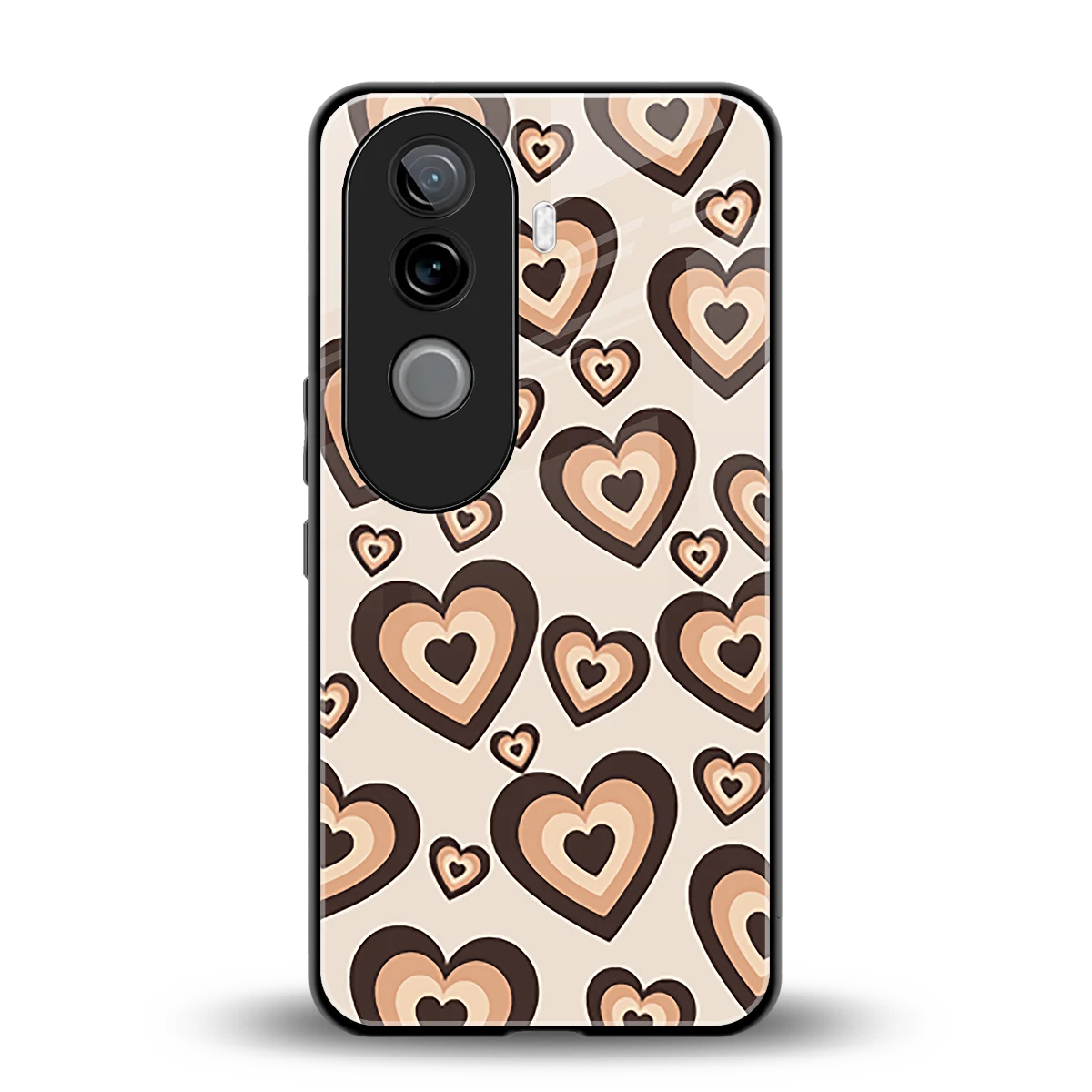 Sweetheart Cocoa back phone cover | glass case for vivo v40e