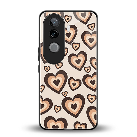Sweetheart Cocoa back phone cover | glass case for vivo v40e