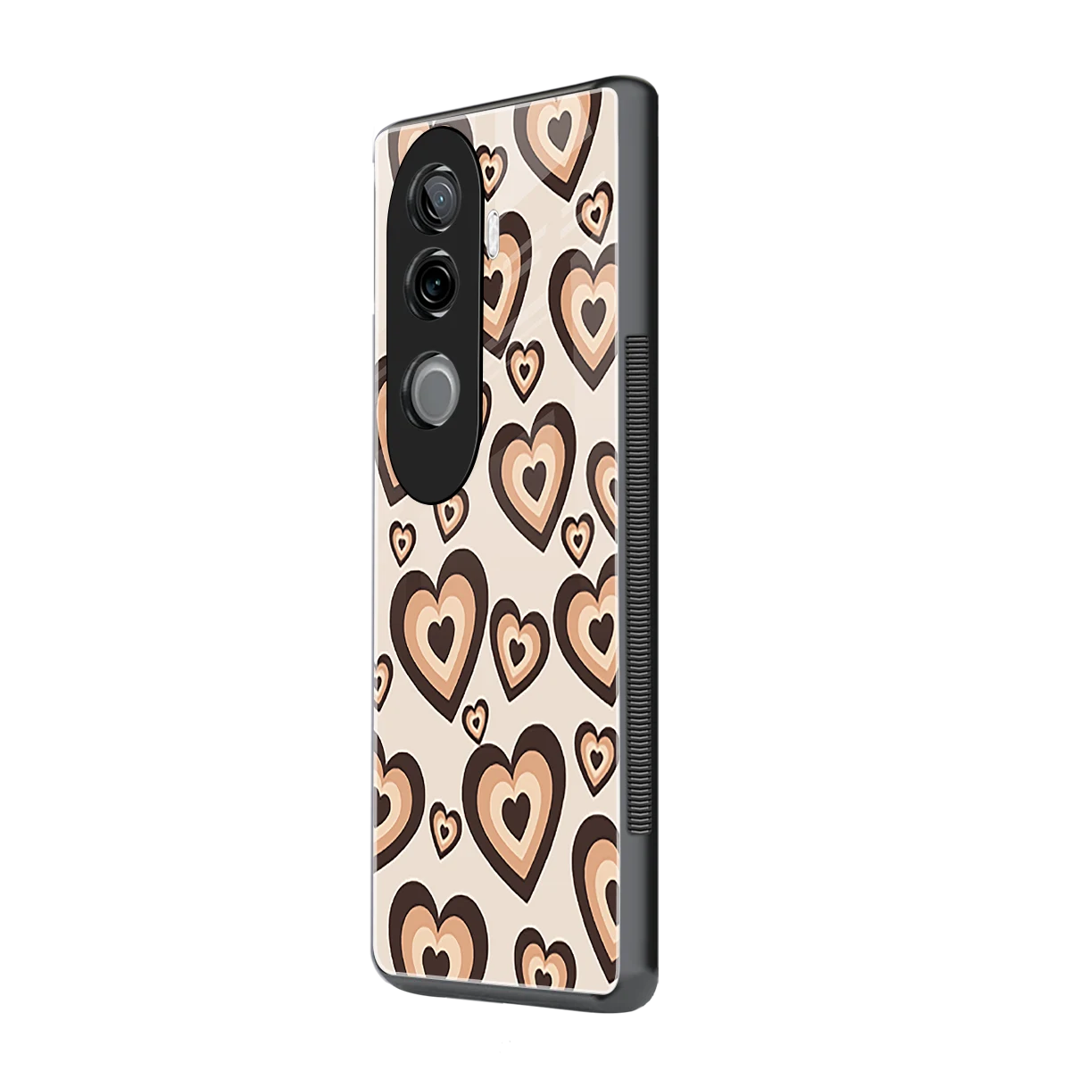 Sweetheart Cocoa vivo v40e mobile cover | shockproof glass phone case